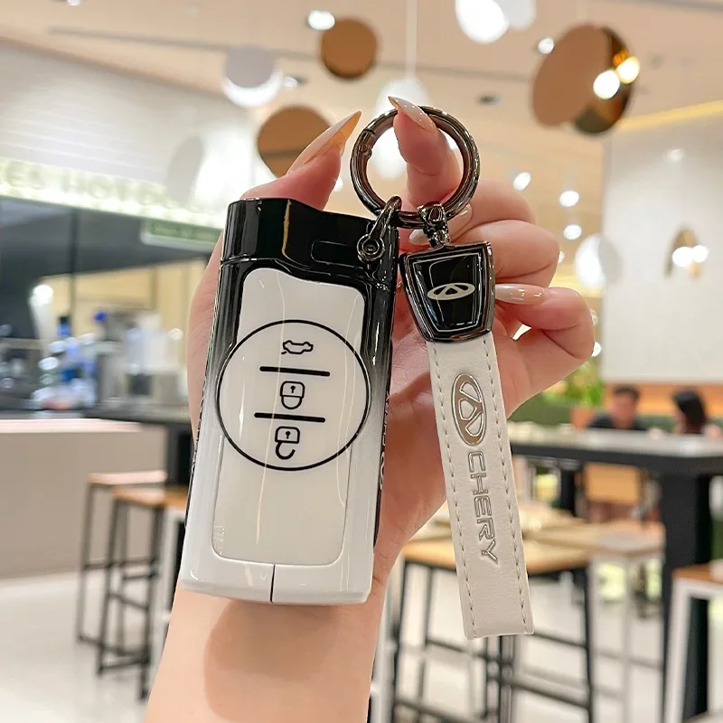 Чехол для ключа Chery Tiggo 9, для 8Pro, Explores 06, пряжка 7, Arrizo 8Plus, Omeka 5789, мужской чехол-замок