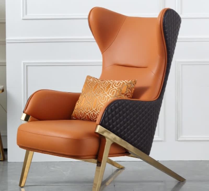 Luxury,Latest Modern And New Design Chic And Elegant Leisure High Back Leather Leisure Single