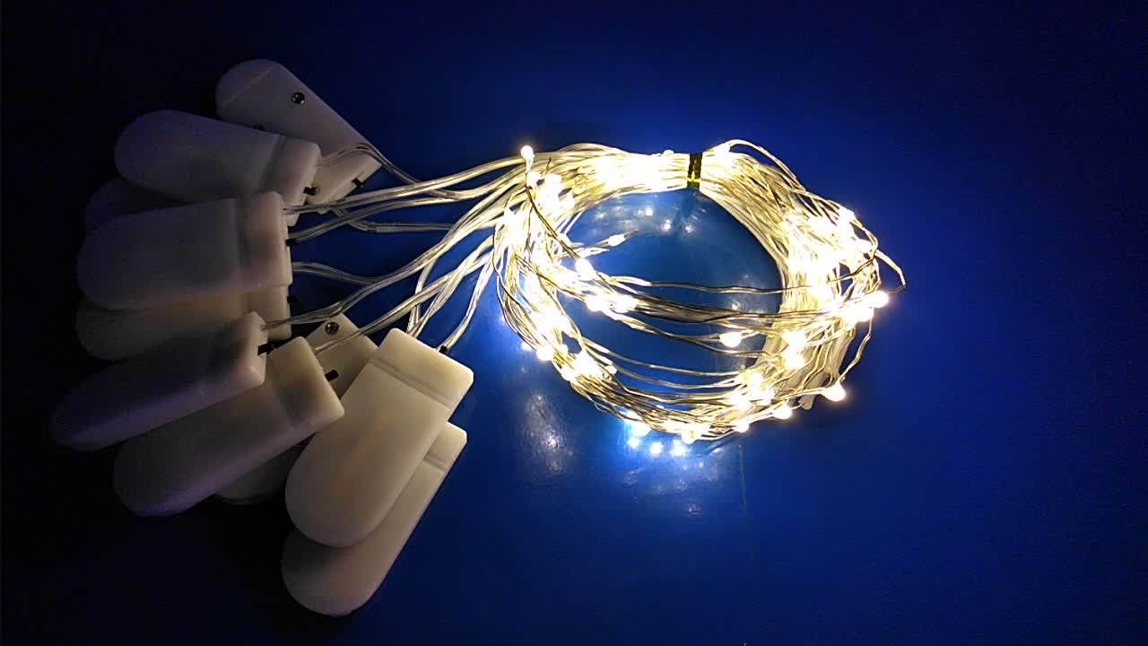 3 Pieces Per Lot Mini Cell Led Cr2032 Button Coin Battery Operated