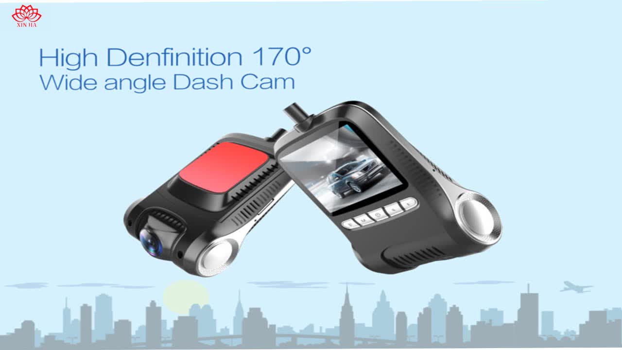 New Easily Install Dual Lens Video Recorder Car Mirror Rearview Camera