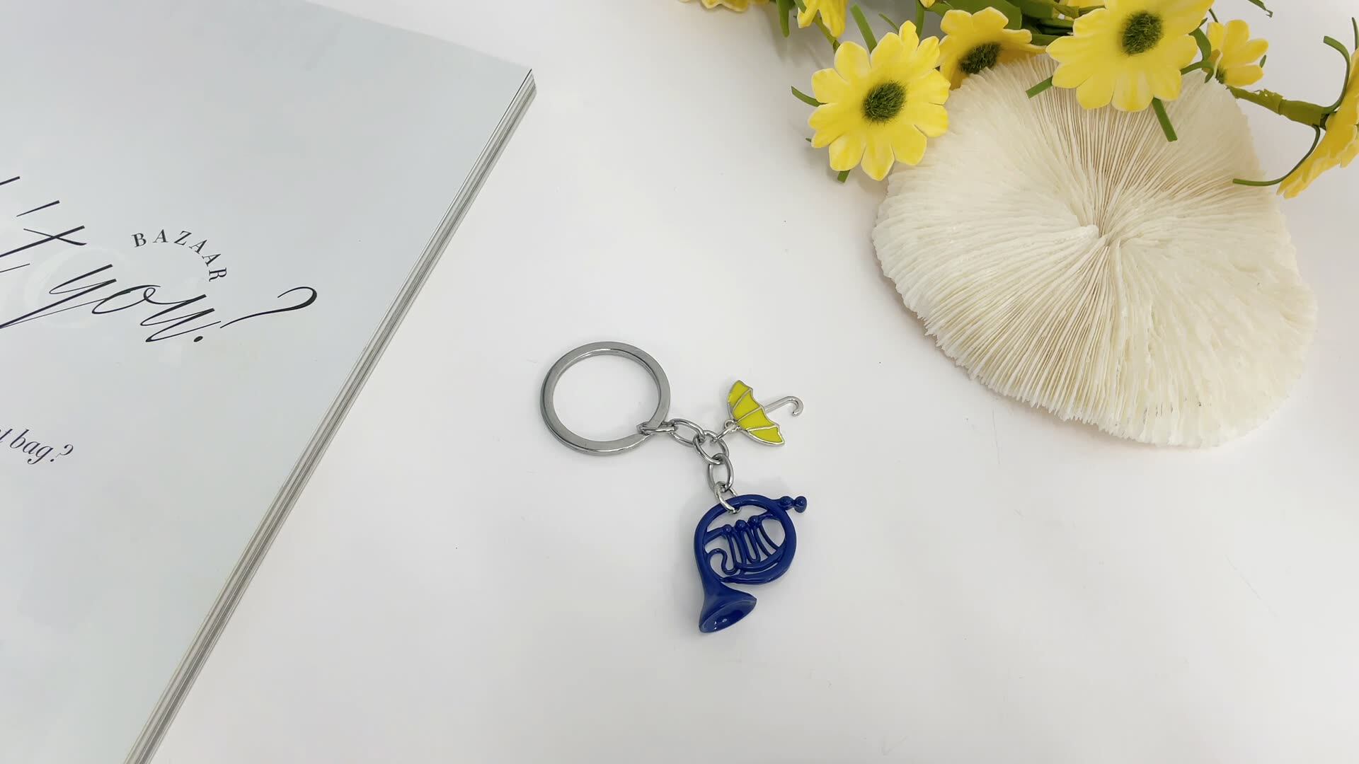 CENWA How I Met Your Mother Inspired Gift There Are Two Big Days In Any Love Story Yellow Umbrella Keychain HIMYM Fans Gift (There Are Two Big Days K - Foto 9