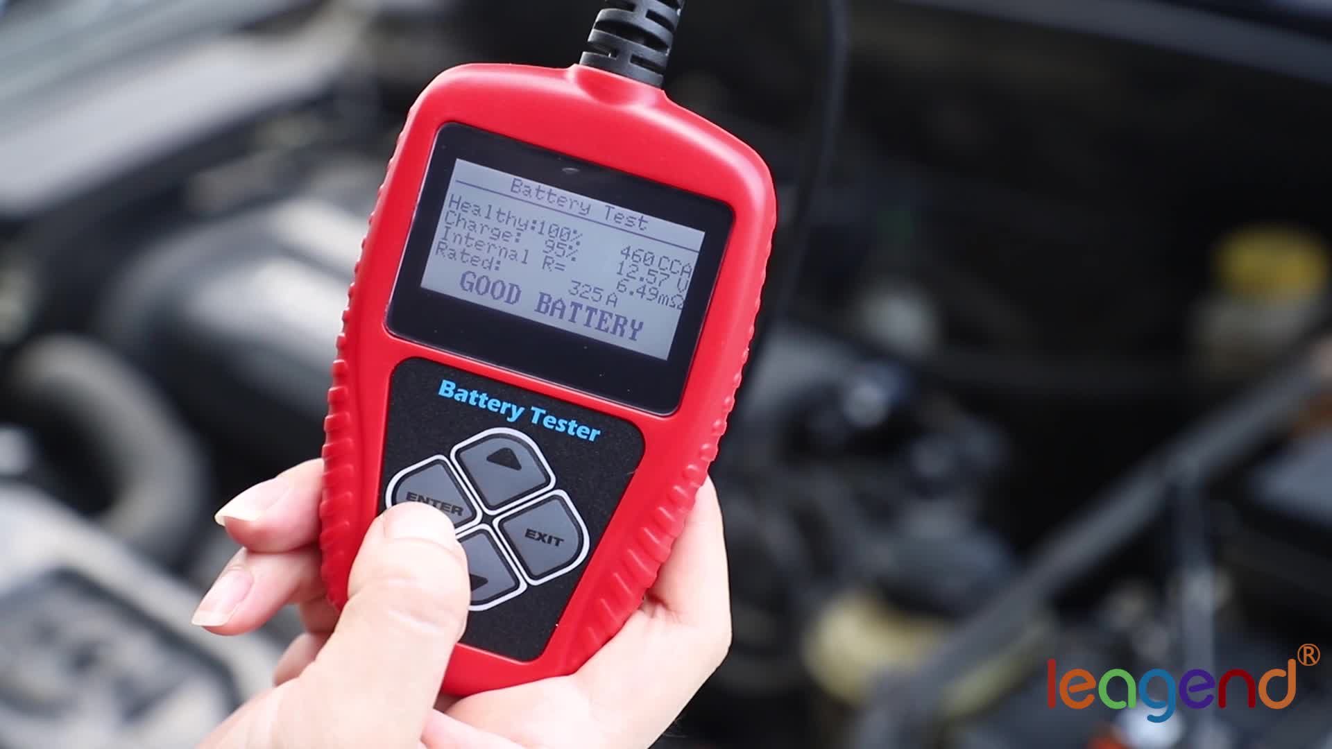 12v Automotive Digital Car Battery Cell Load Capacity Internal