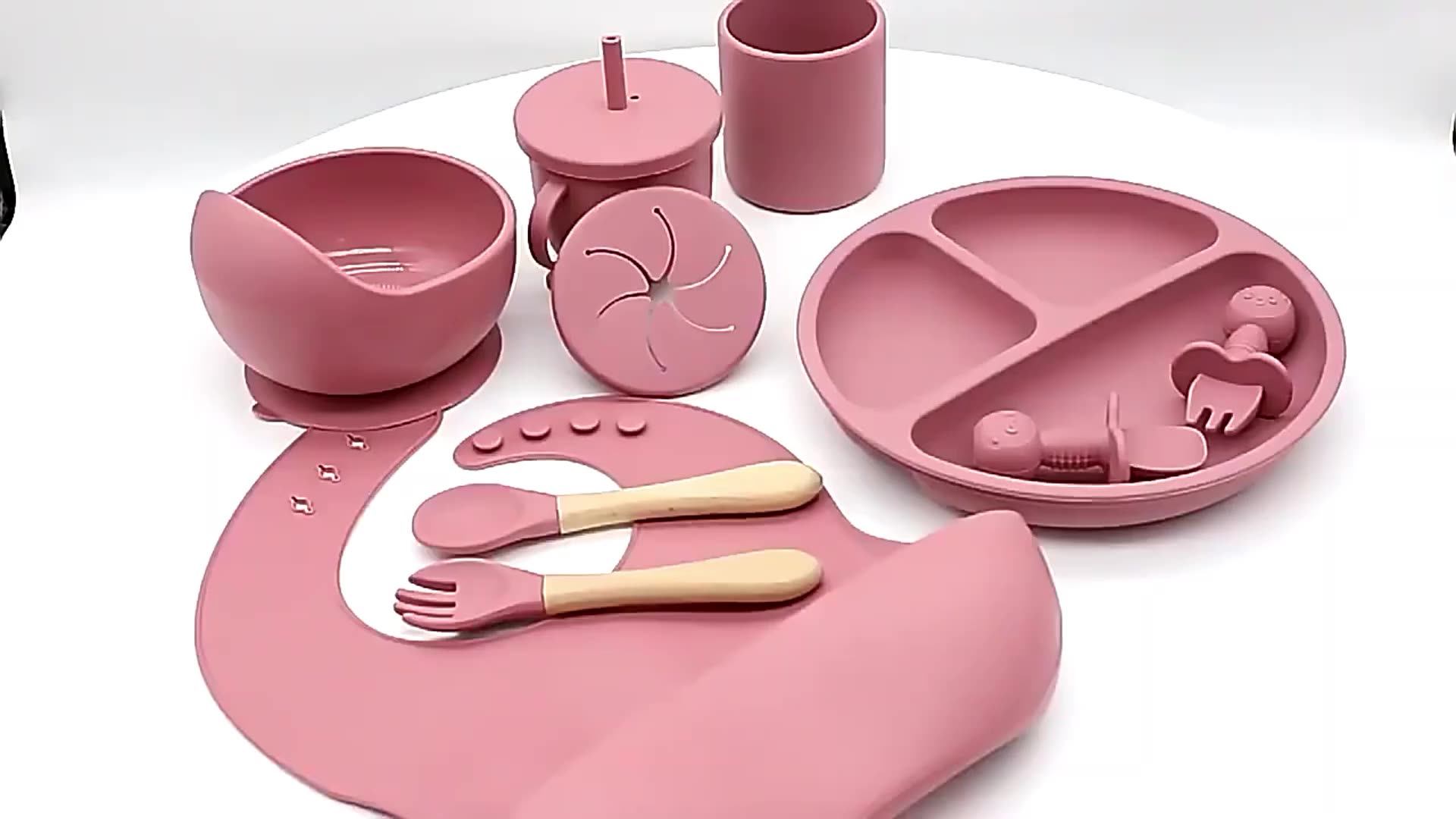 Children's Tableware Custom Baby Plates Silicone Plate,Suction