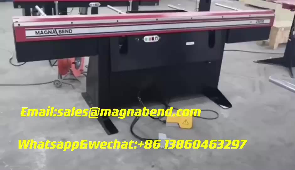 China Hot sale Magnabend 2500E magnetic bending machine, Manul