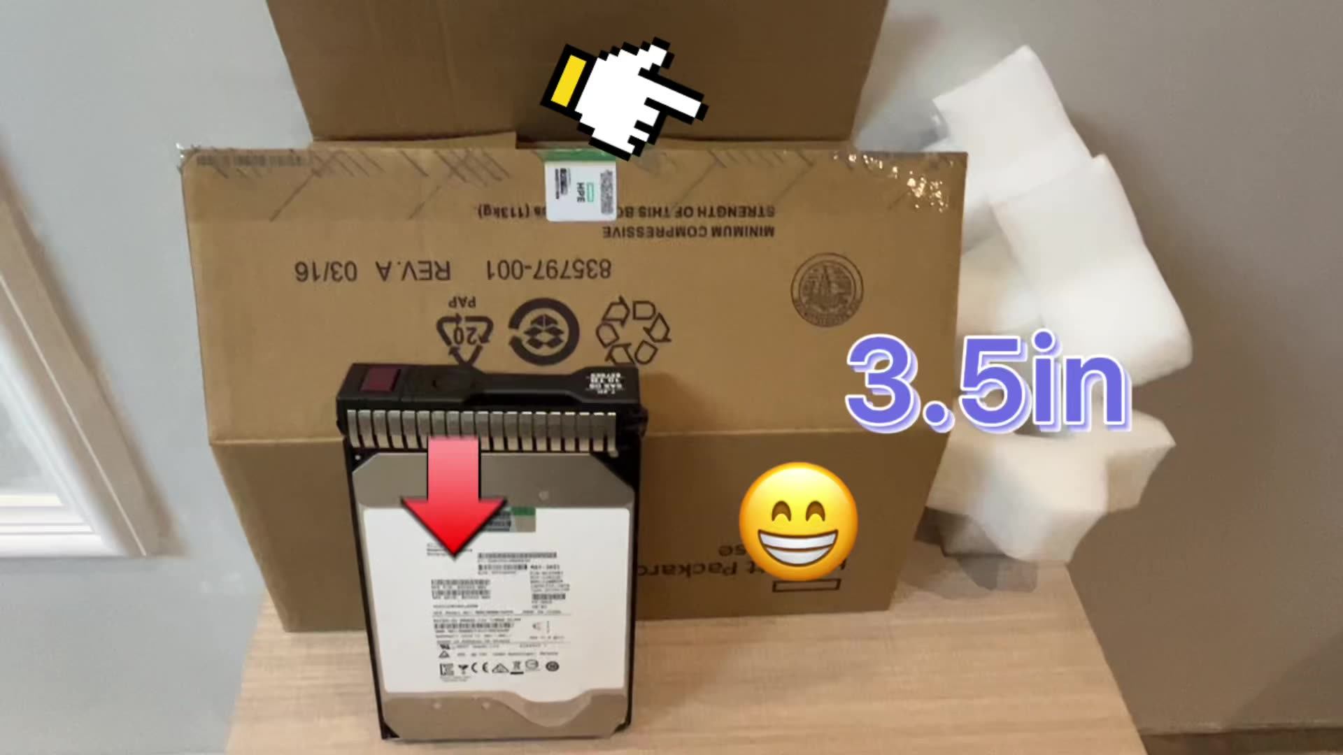 834133-001 846523-002 833926-B21 2TB SAS 12G 7.2K 3.5 Hard Drive