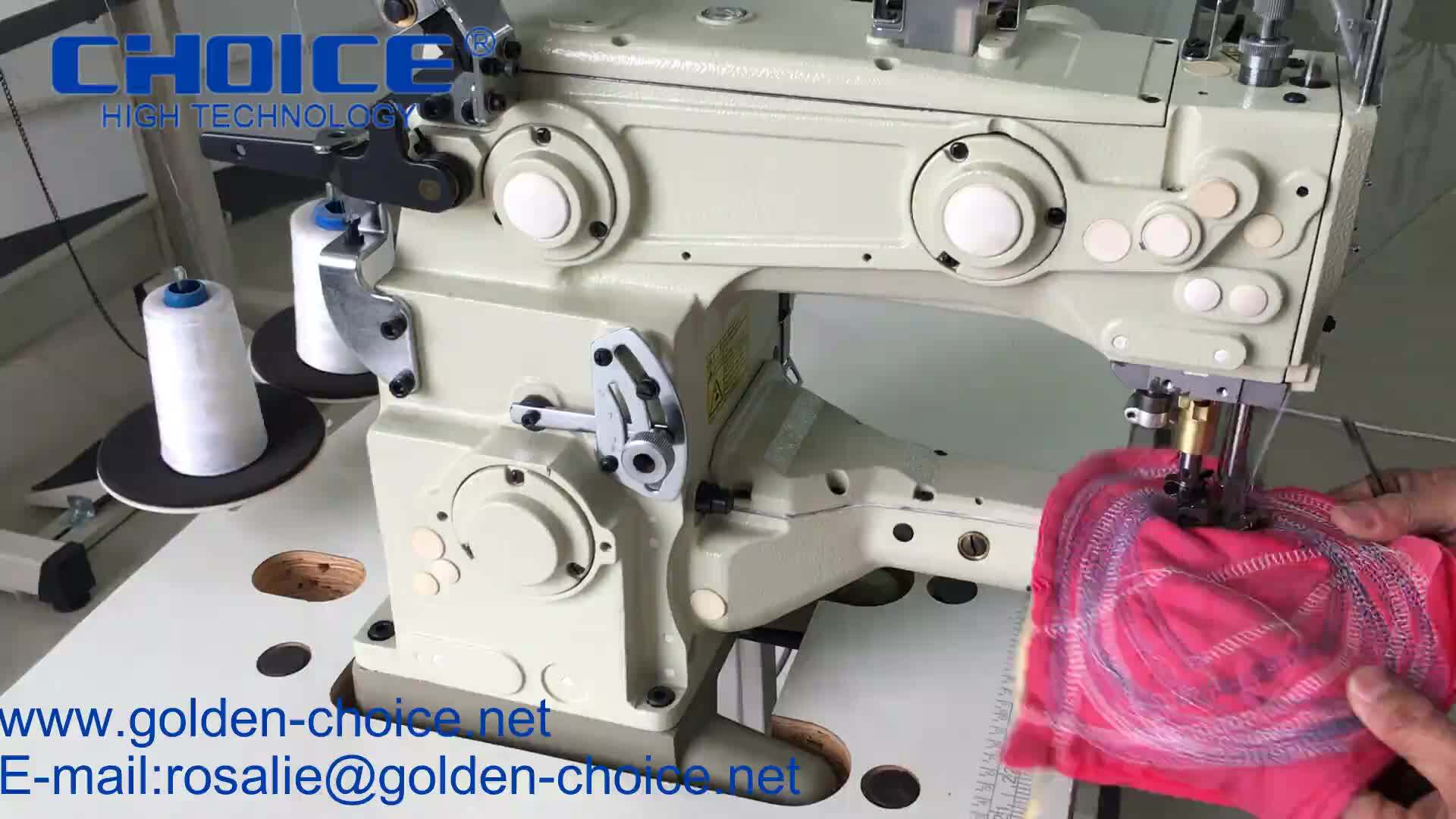 Gc1500156 High Speed Long Arm Feedupthearm Hemming Cover Stitching