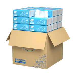 3.9元包邮 植护 亲肤抽纸 4层*60抽*10包（175*118mm)