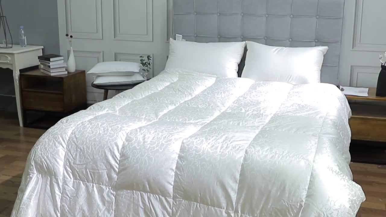 Fashion Home Quilt Bed Comforters Duck Down Quilt Queen Size 200gsm