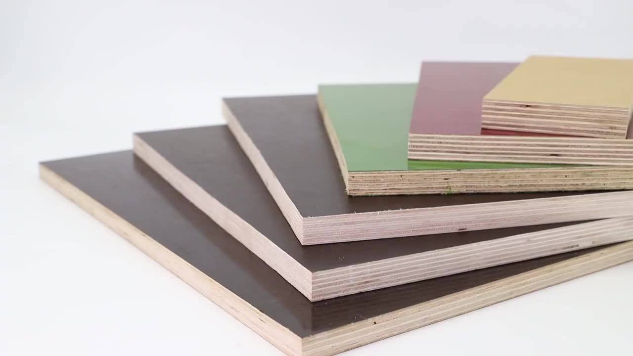 18mm Construction Formwork Black Film Faced Laminated Poplar Plywood