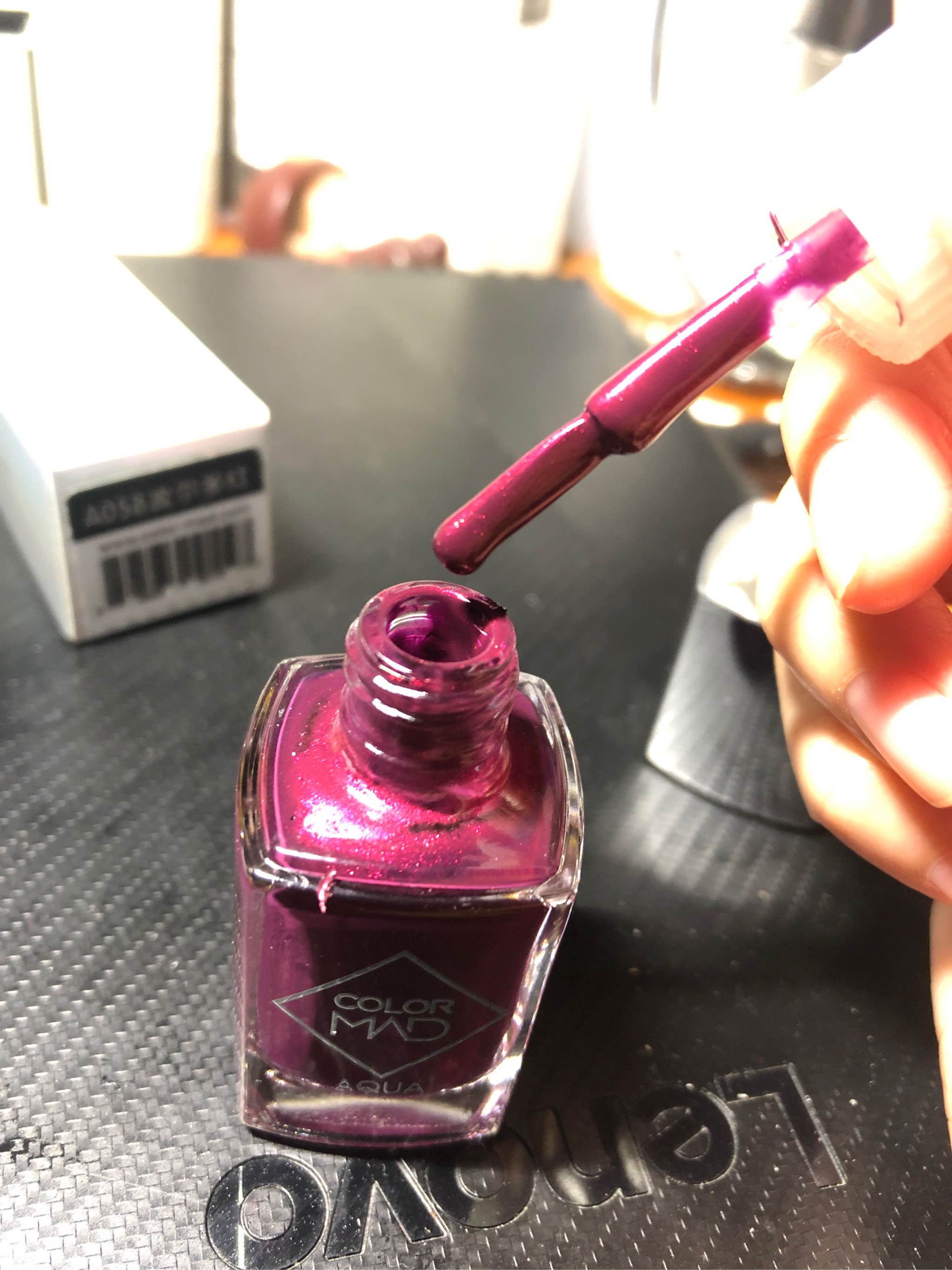 安全可剥指甲油快干酒红性价比真高，真实上手体验,第6张