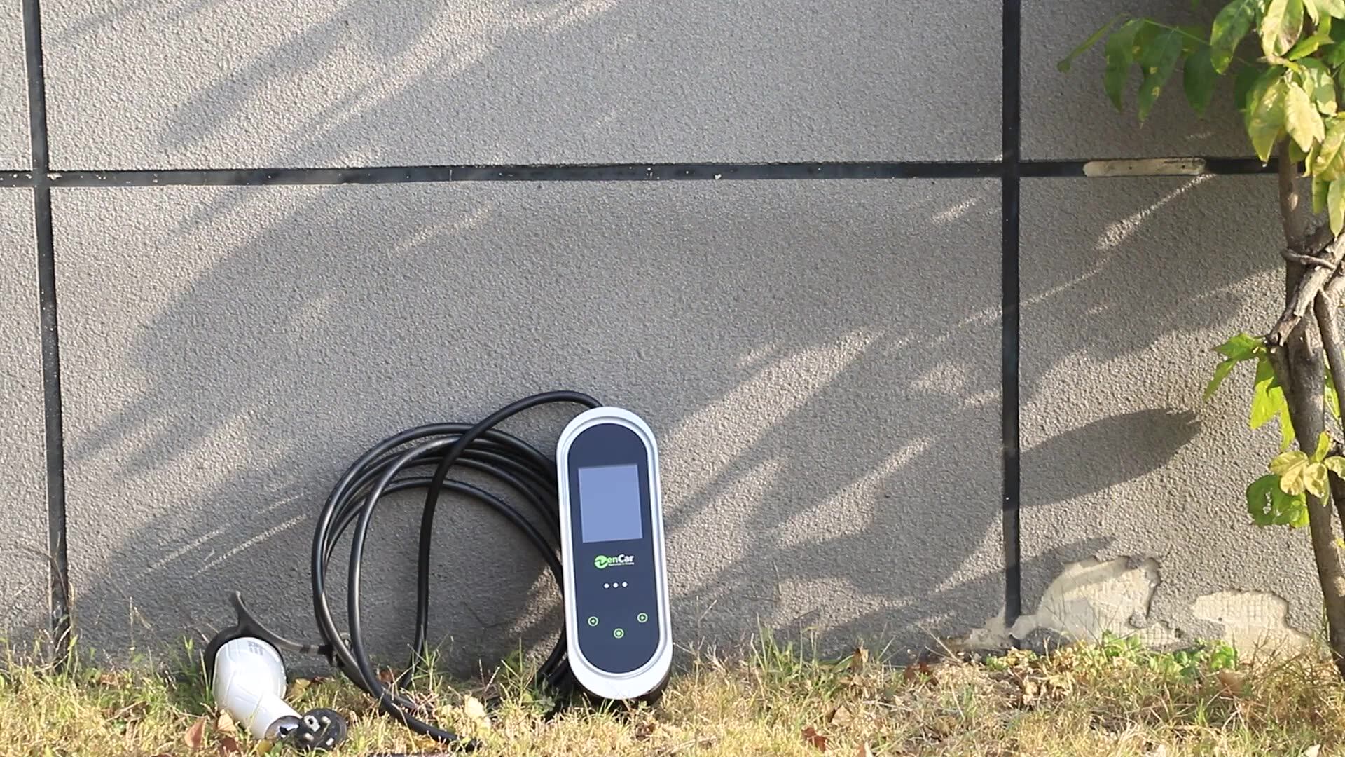 Zencar J1772 Ev Charger 32a 7kw Model E Pro Nema 1450 Level 2 Fast