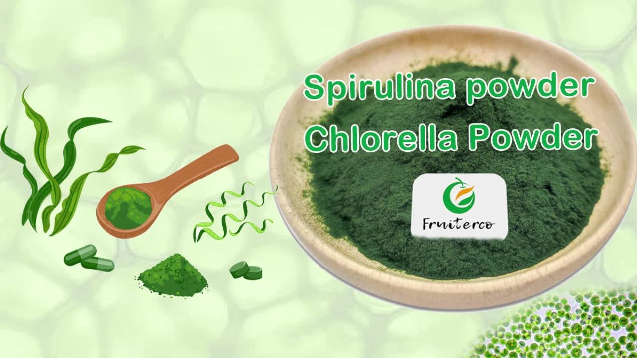Wholesale Bulk Natural Organic Algae Chlorella Spirulina Powder