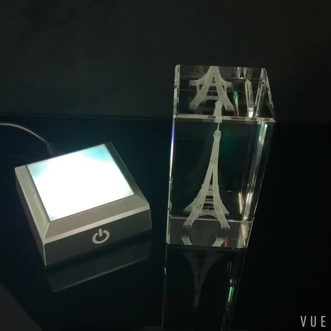 Factory Made Incredible K9 Crystal Cube 3d Laser Crystal Cube With