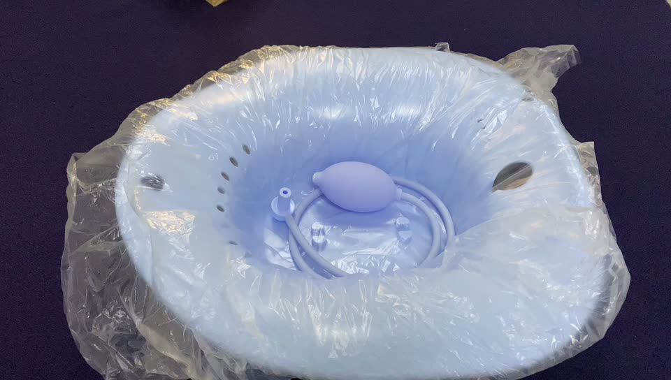 Dropshiping Home Vaginal Steam Kit Collapsible Plastic Sitz Bath Bowl