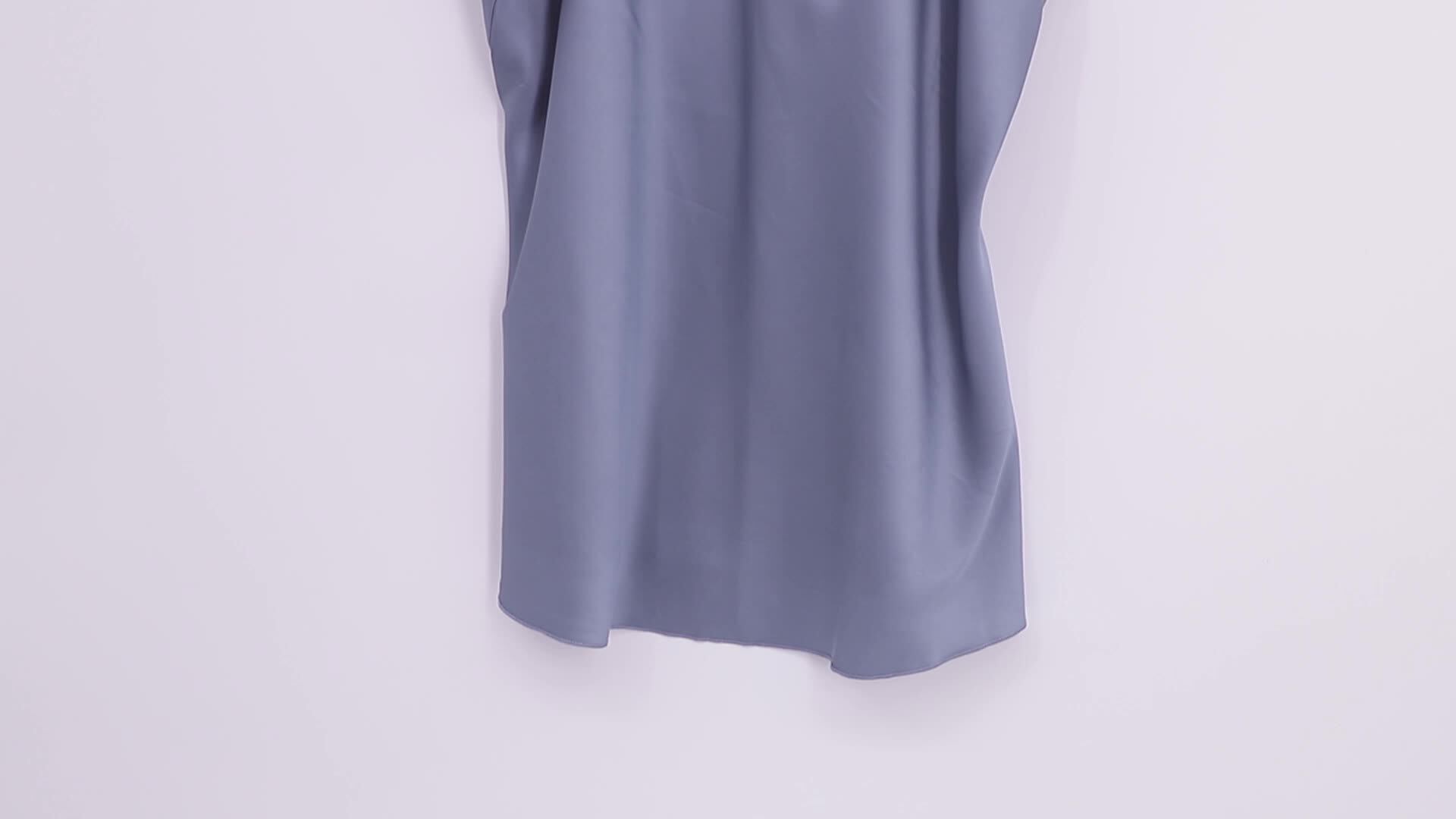 Custom Nightwear Spaghetti Strap Ruffled Sleepwear Two Pieces Chemise