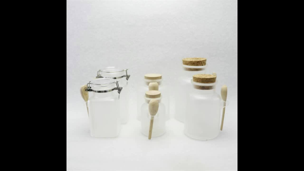 Plastic Bath Salt Bottles Ues For Powder Bath Salt Face Cream Lotion