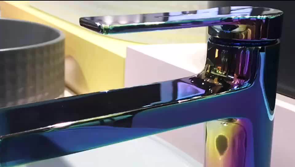 Huida Neon Color Colorful Cold And Hot Brass Bathroom Sink Faucets