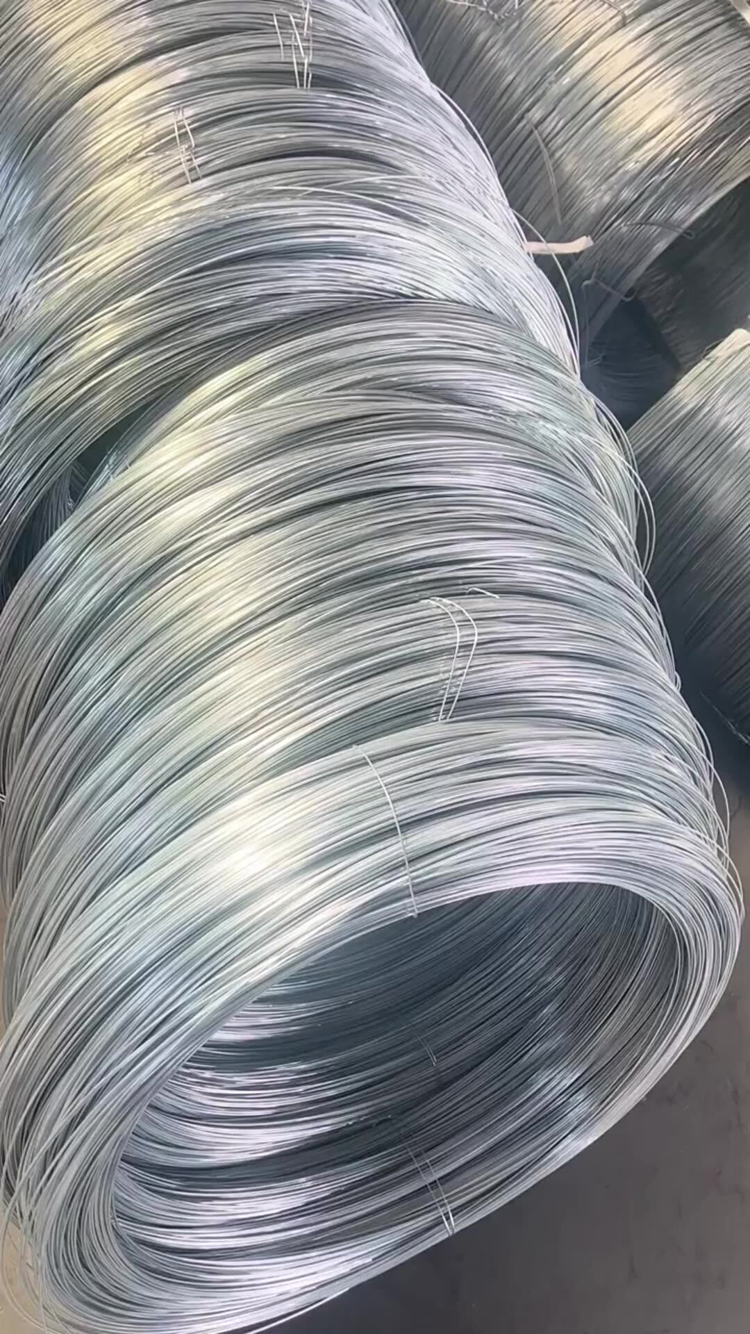 Zinc Coating Galvanized Wire Low Carbon Steel Wire 