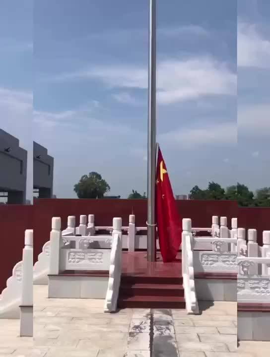 Best Choice Products Telescopic Flag Pole Electric Remote Controlled