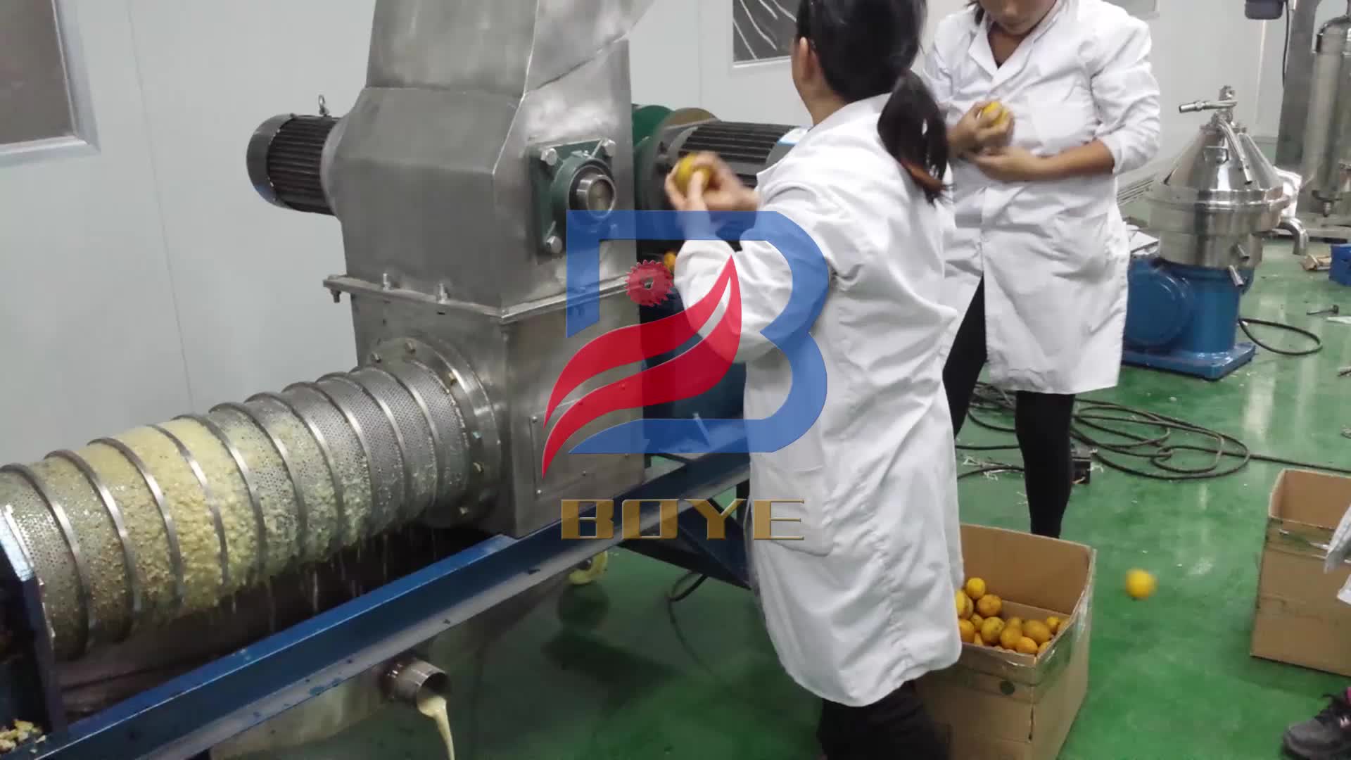 Factory Price Spiral Industrial Juicer Machine/fruit Juice Processing