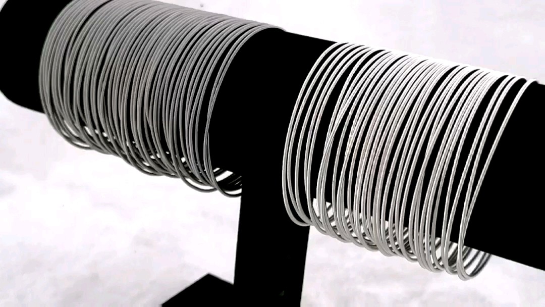Fashionable Stainless Steel Spring Metal Coil Wire Bracelets Buy