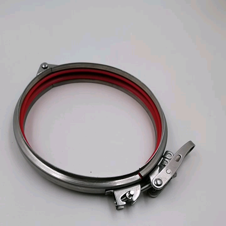 Dust Collection System Round Pipe Duct Clamp Stainless Steel Quick
