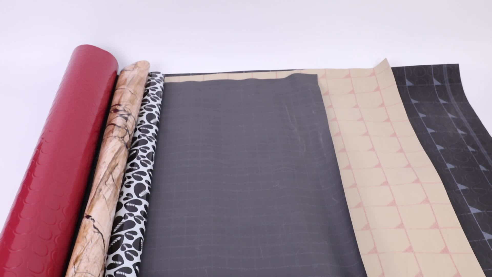 Customized Wood Designs Pvc Roll Floor Plastic Fireproof Pvc Floor