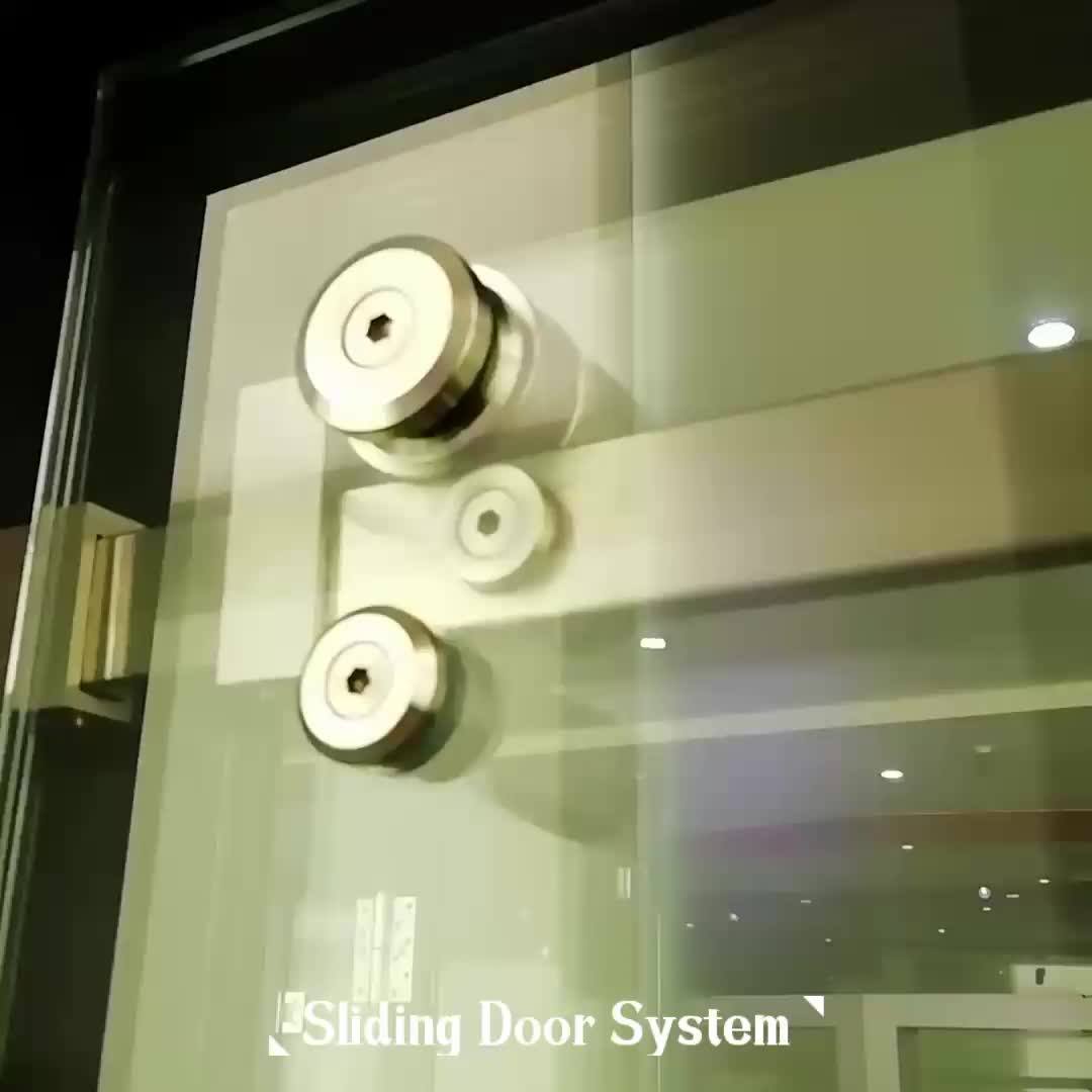 180 Degree Frameless Bathroom Sliding Glass Door Shower Screen Door