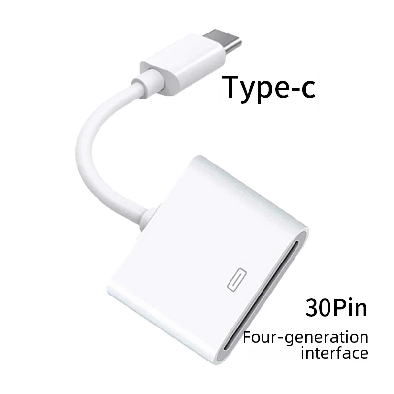Application of Apple 4 to Type-C interface Rotary line Apple 30pin to Type-C rotary connecting Apple charging cable