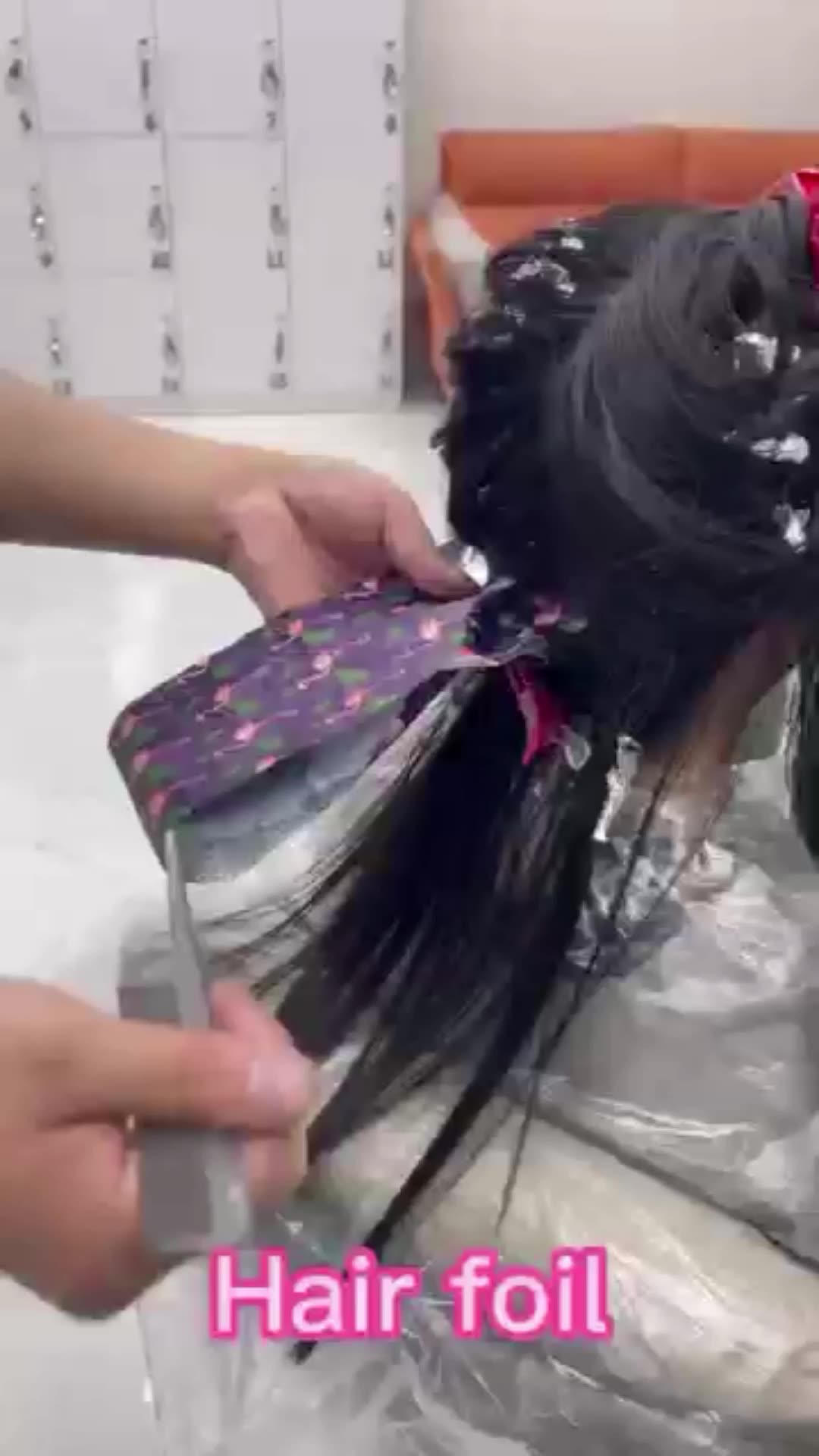Custom Wholesale Embossed Hair Foil,Hairdresser Aluminum Foil