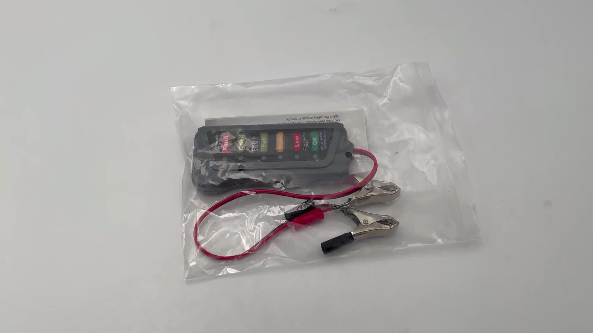 Portable 6 Led Lights 12v Car Auto Digital Battery Tester Buy Auto