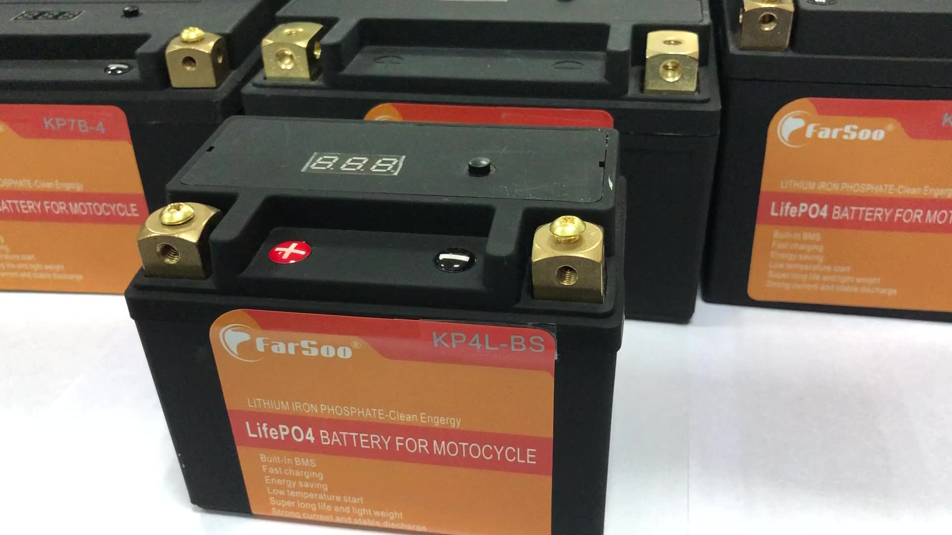 12.0v Rechargeable Electric Motorcycle Li Ion Battery Pack With Bms 12s Starting Stop Batteries