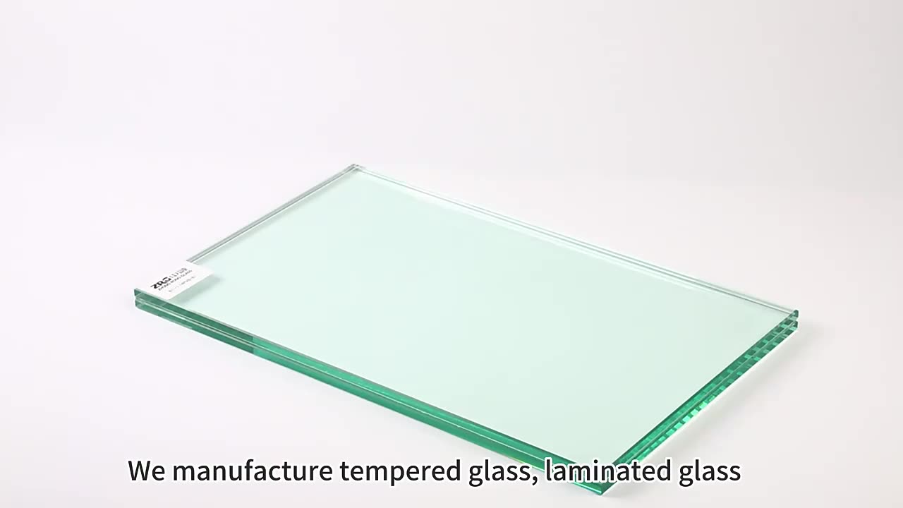 Low Iron Safety Laminated Glass For Building Railings Pool Fence
