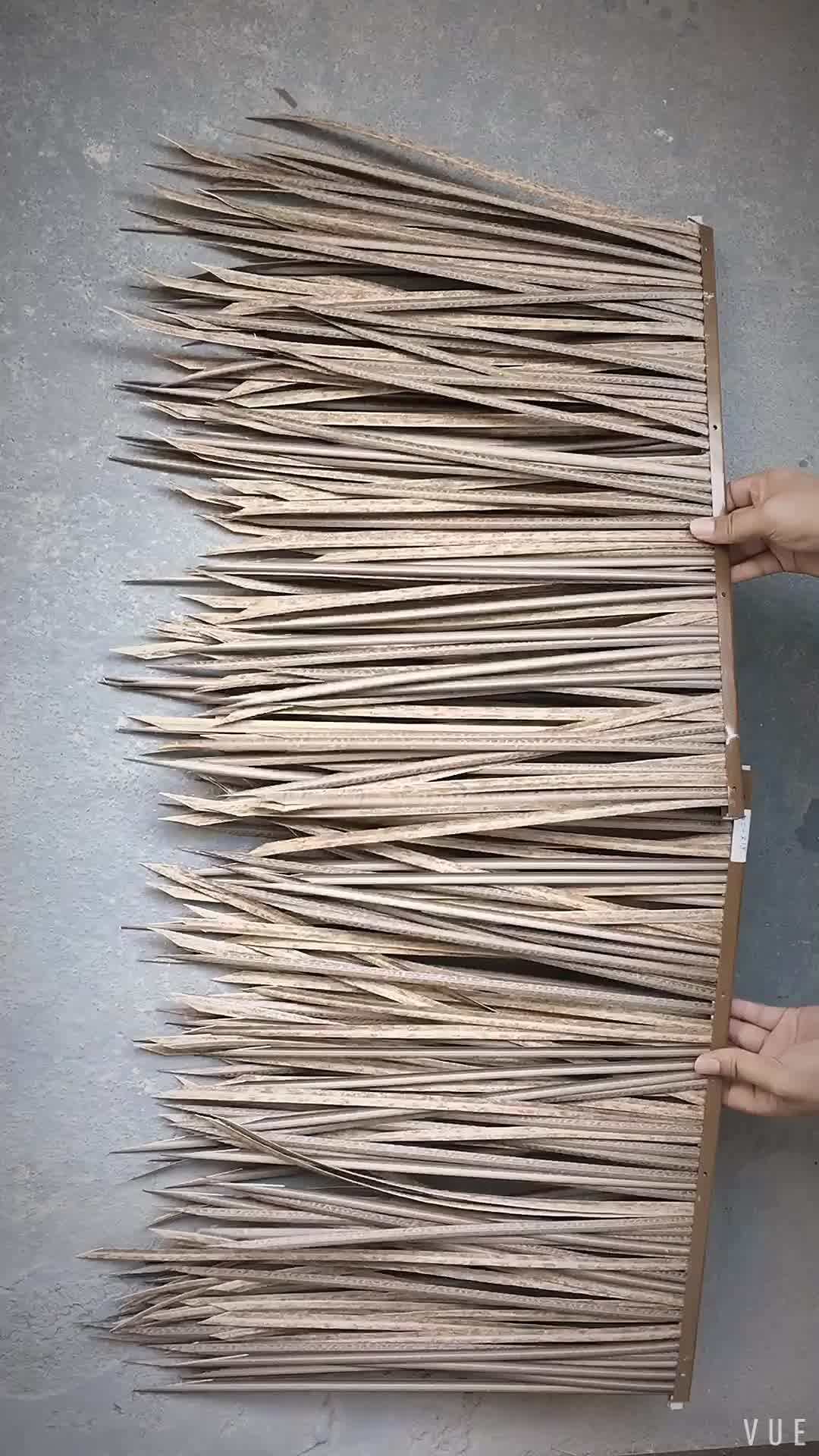 Fireproof Palm Leaf Thatch Manmade Thatch Plastic Thatch Roofing Buy