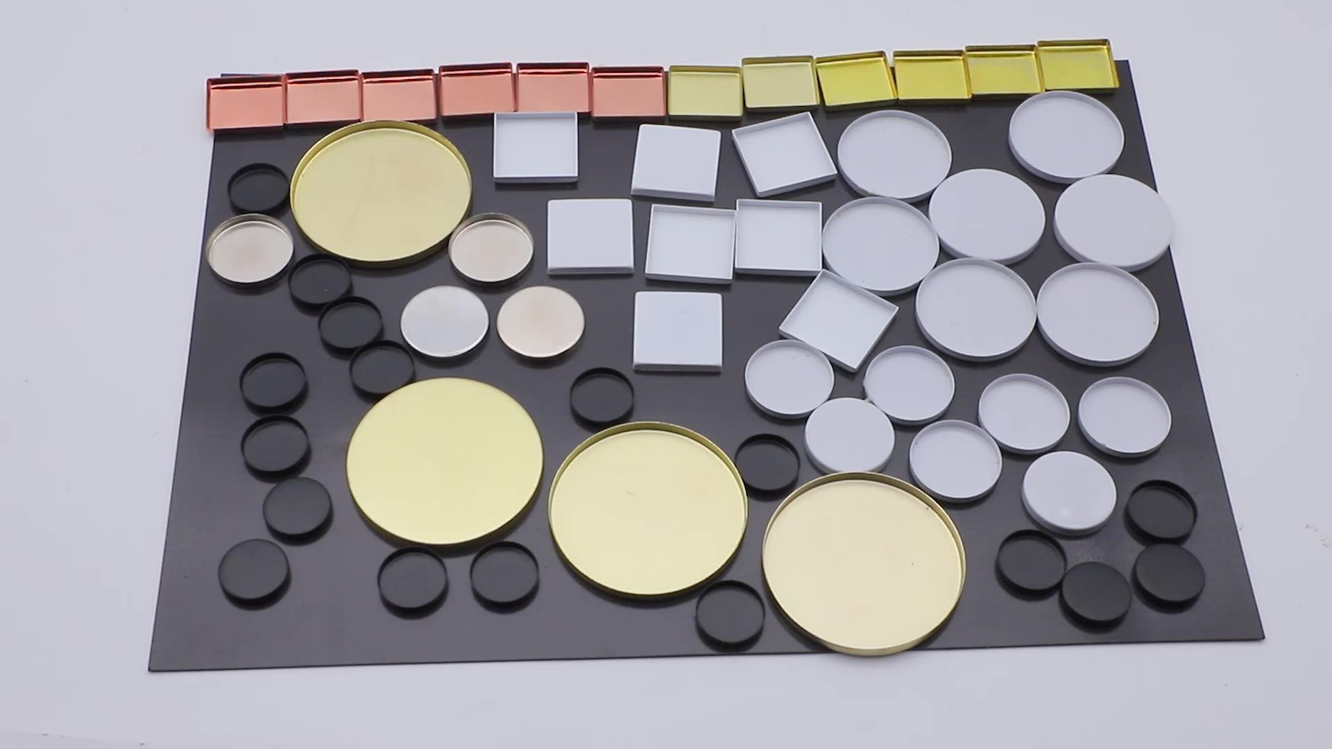 Clear Lid Eyeshadow Palette Packaging Round 26mm Tin Pans