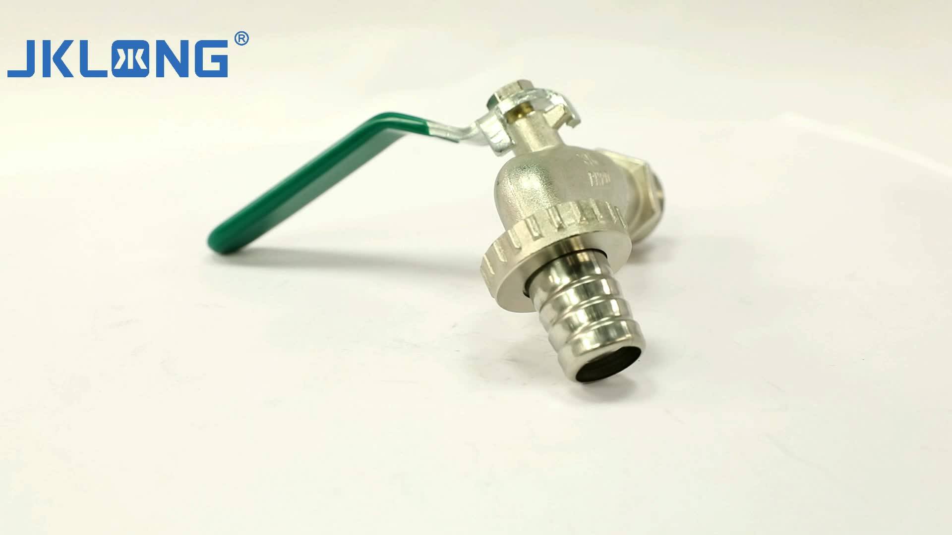 J6013 Brass Washing Machine Hose Bib Water Tap Bsp Garden Hose Tap