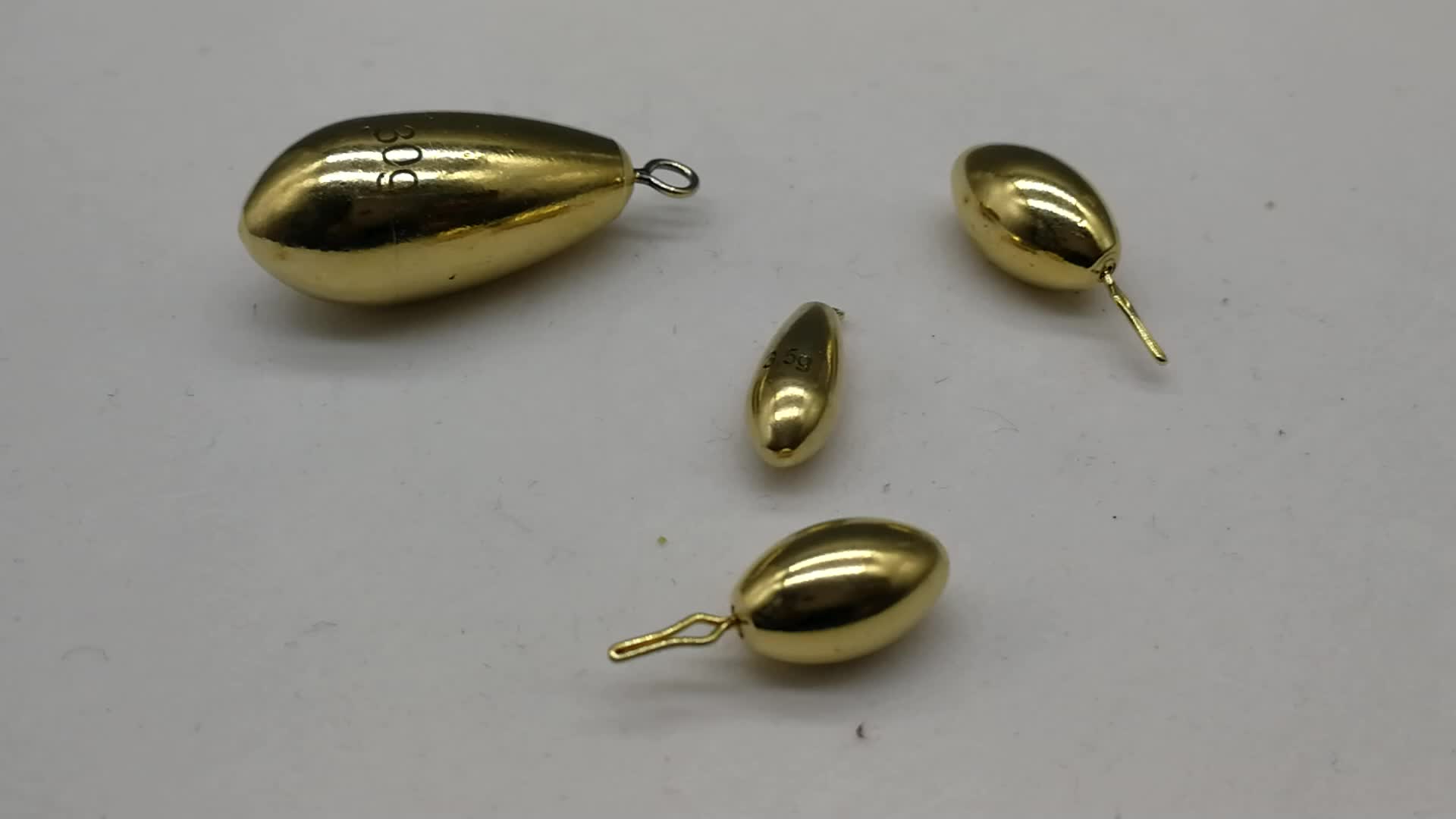 High Quality In Stock Brass Fishing Sinker,Brass Tear Drop Shot Weight