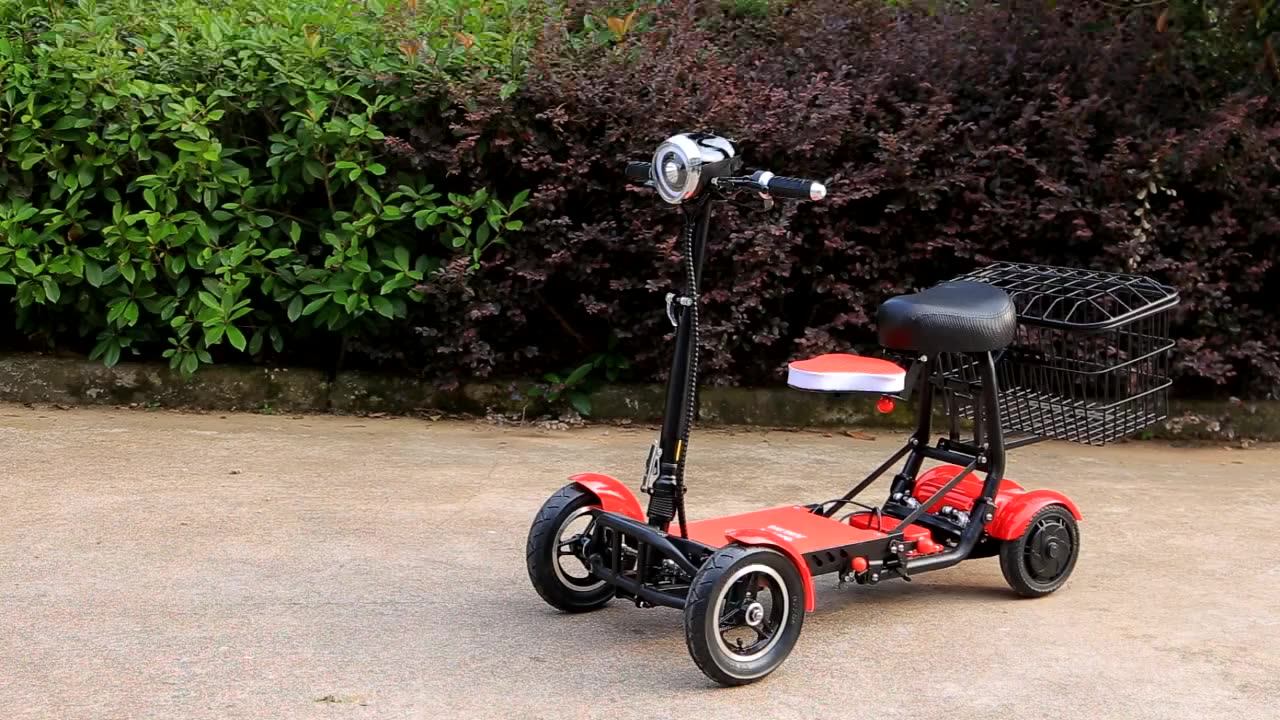 Powerful Mobility Quadricycle Opklapbare Scootmobiel Easy Loading