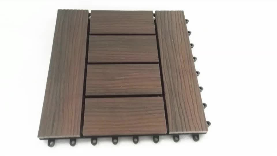 Best Sell! 300x300mm 400x400mm Wpc Wood Plastic Composite Decking