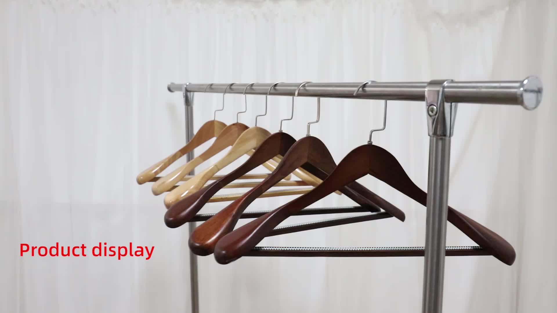 Good Quality Wide Shoulder Coat Hanger Custom Clothes Wooden Hangers Buy Clothes Hanger Stand