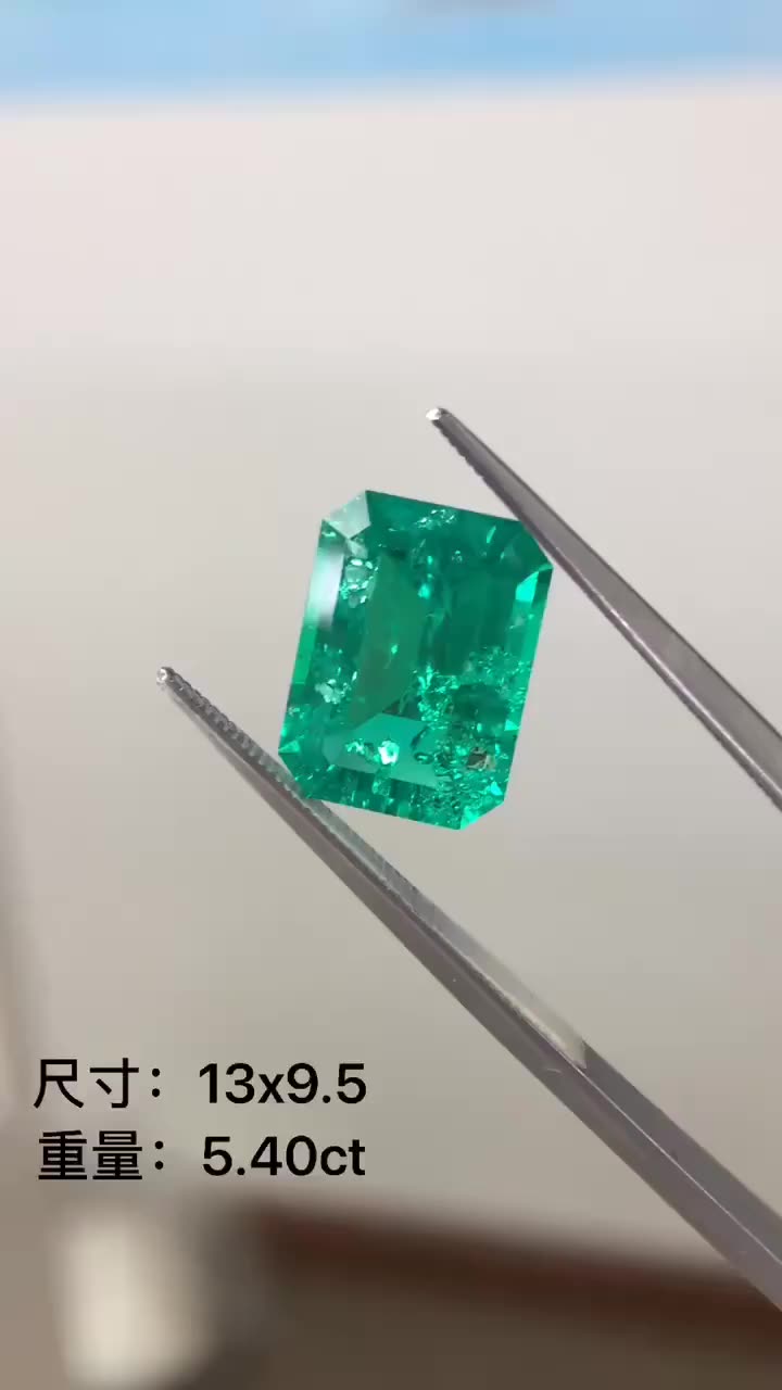 Wholesale Lab Created Emerald Hydrothermal Gemstone 15 Carat Lab Grown