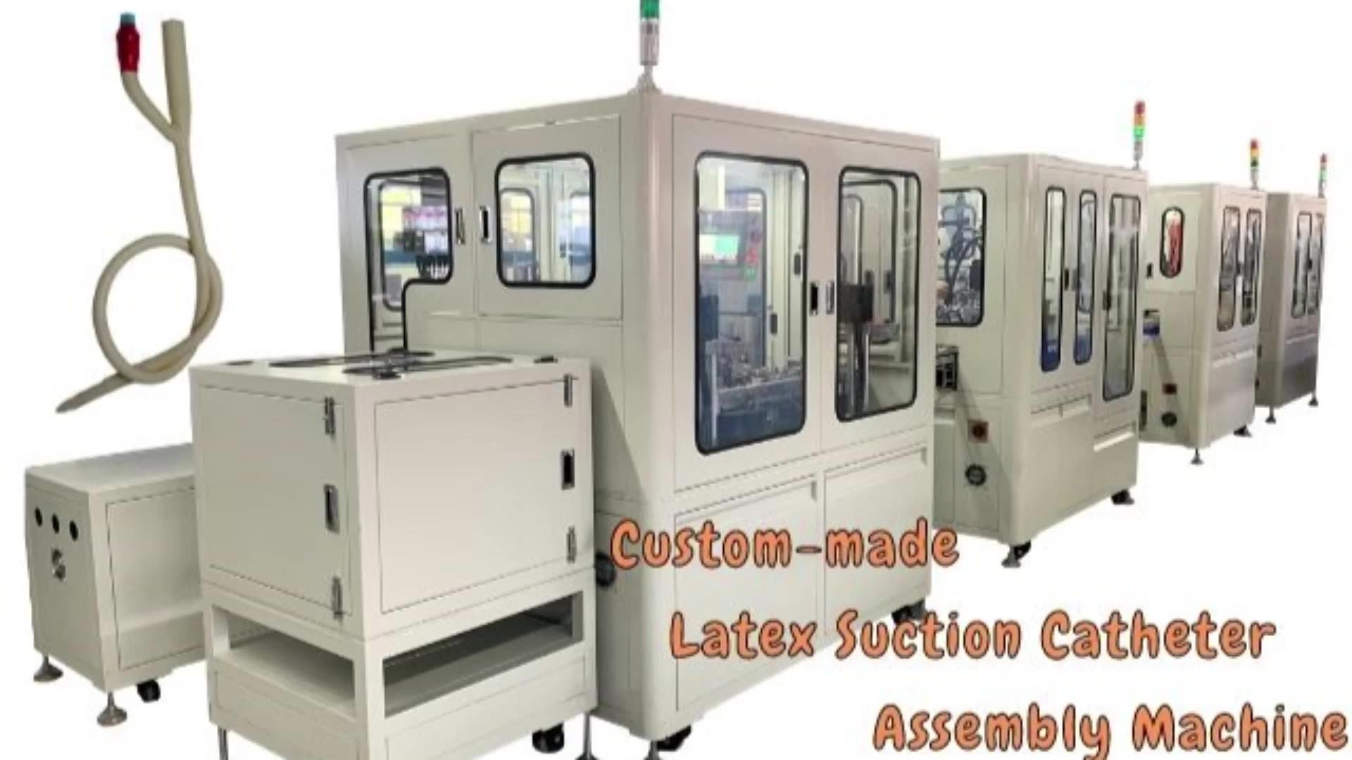 Medical Iv Catheter Latex Suction Catheter Foley Automatic Assembly