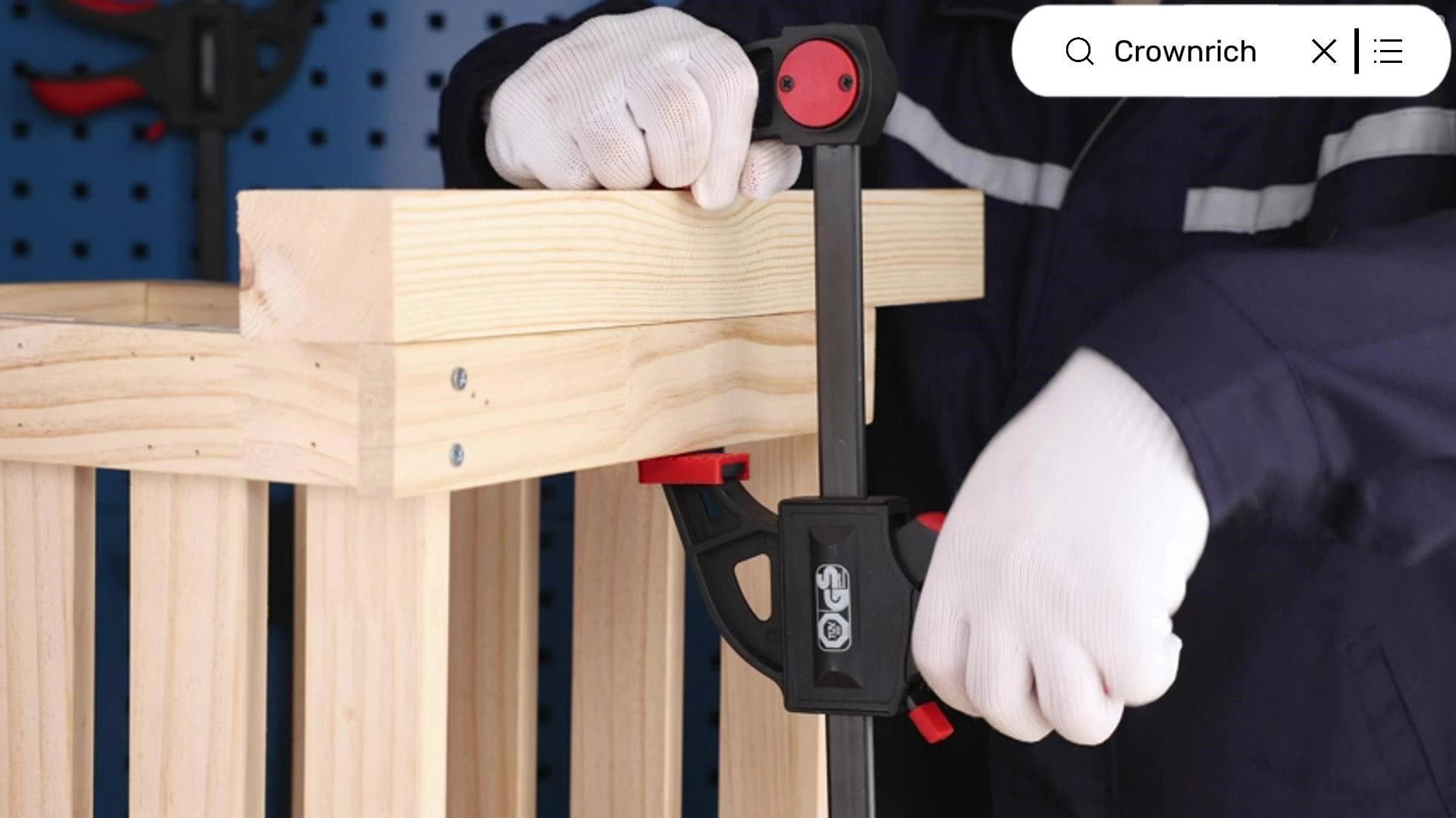 Wood Clamp 6 Inch Quick Clamps 4 Pack Bar Clamps Set For Woodworking