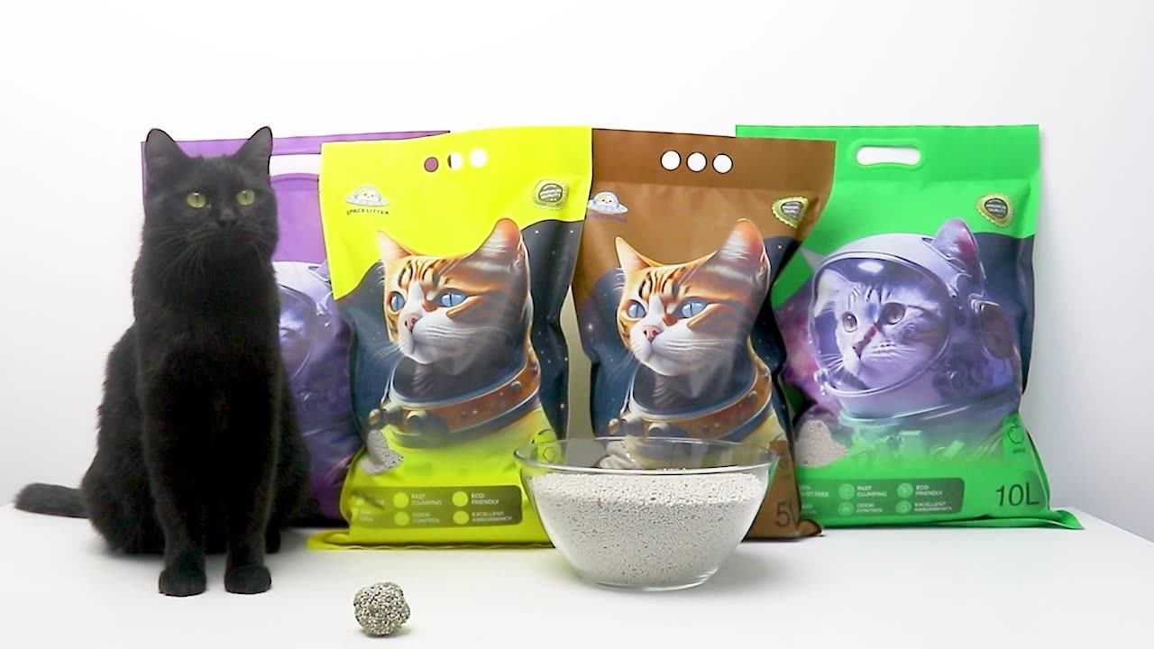Wholesale Bulk 10kg 20kg Ball Shaped Premium Organic Clay Cat Litter