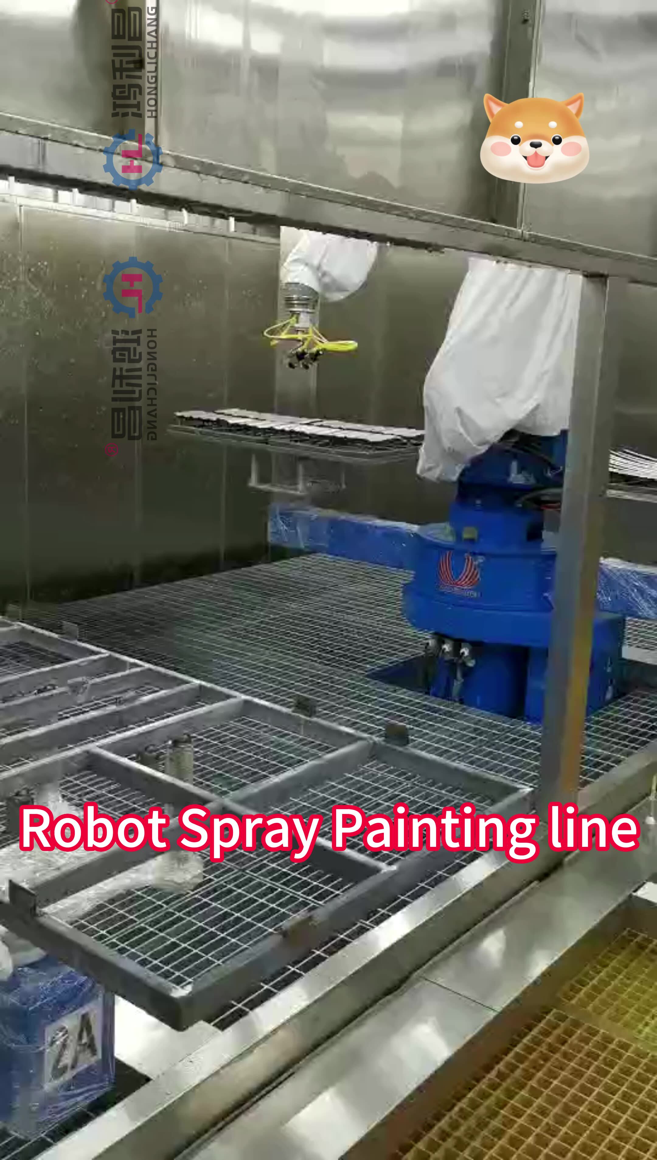 Car Paint Robot Automatic Spray Painting Line Coating Line Painting