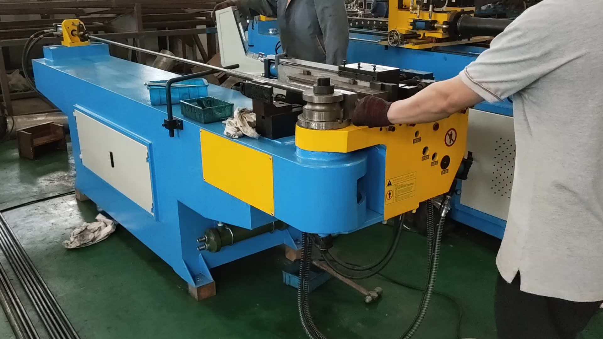 Small Square Stainless Steel Automatic Cnc Hydraulic Tube Pipe Bending