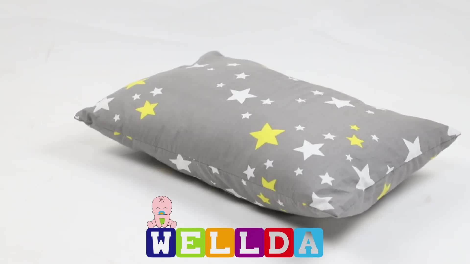 13x18 Soft Organic Cotton Baby Pillows For Sleeping Washable And