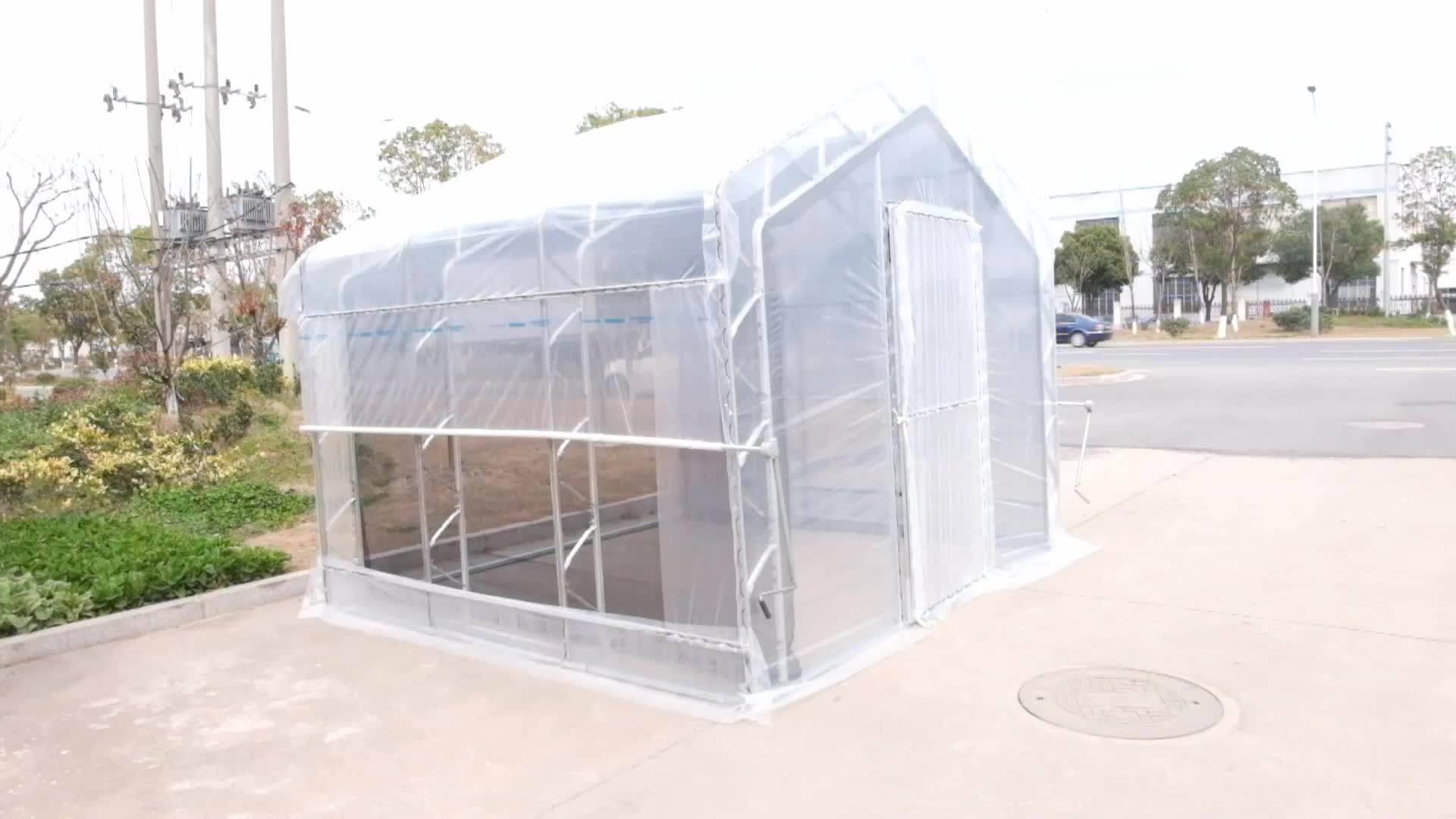 Tianhe Agricultural Double Layer Film Warm Plastic Garden Green House