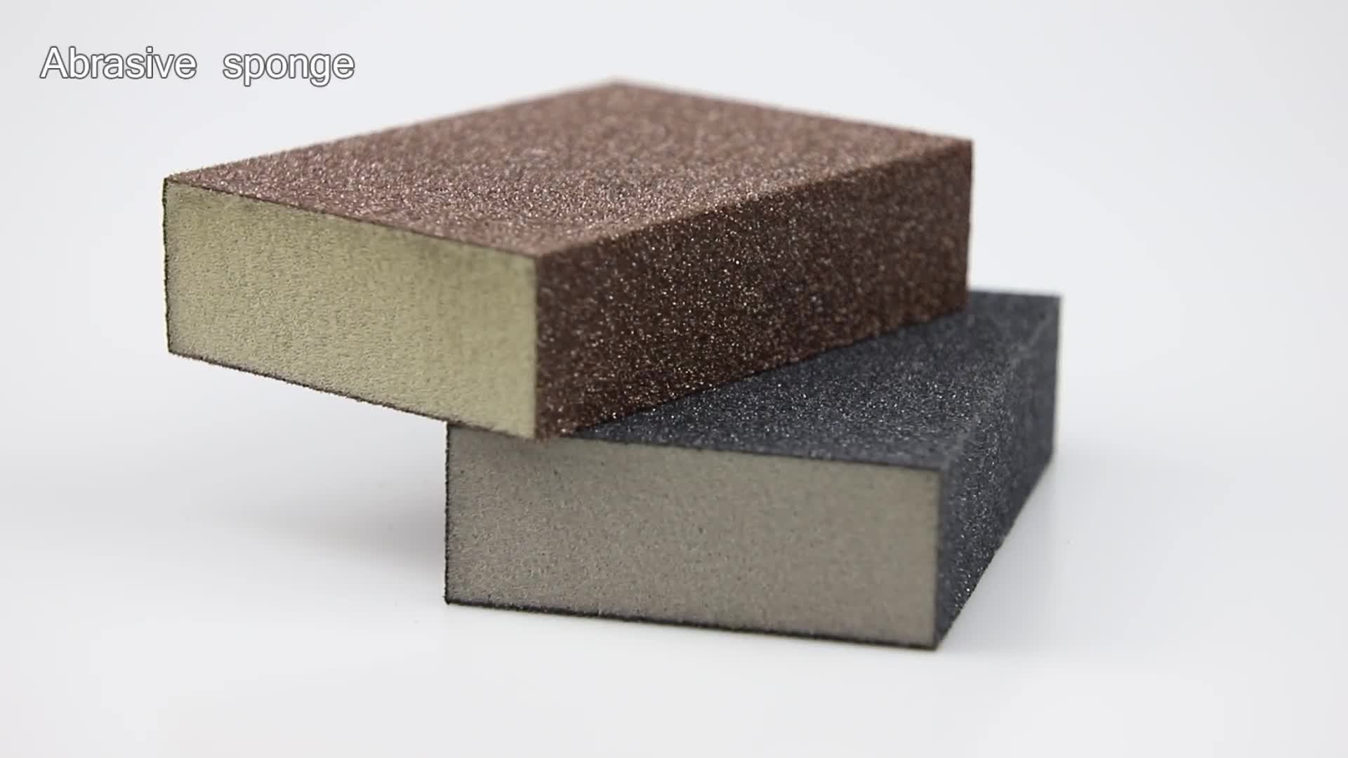Emery Aluminium Oxide Silicon Carbon Abrasive Sponge Foam Sanding Hand