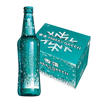 马尔斯绿啤酒8度455ml*12瓶[10元优惠券]-寻折猪